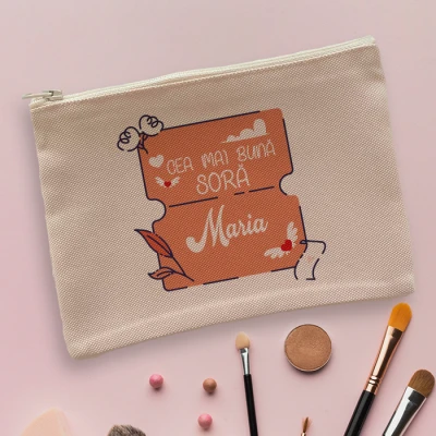 Portfard personalizat - Cea mai buna sora