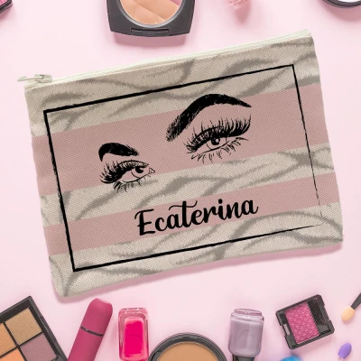 Portfard personalizat - Eyebrows and Lashes
