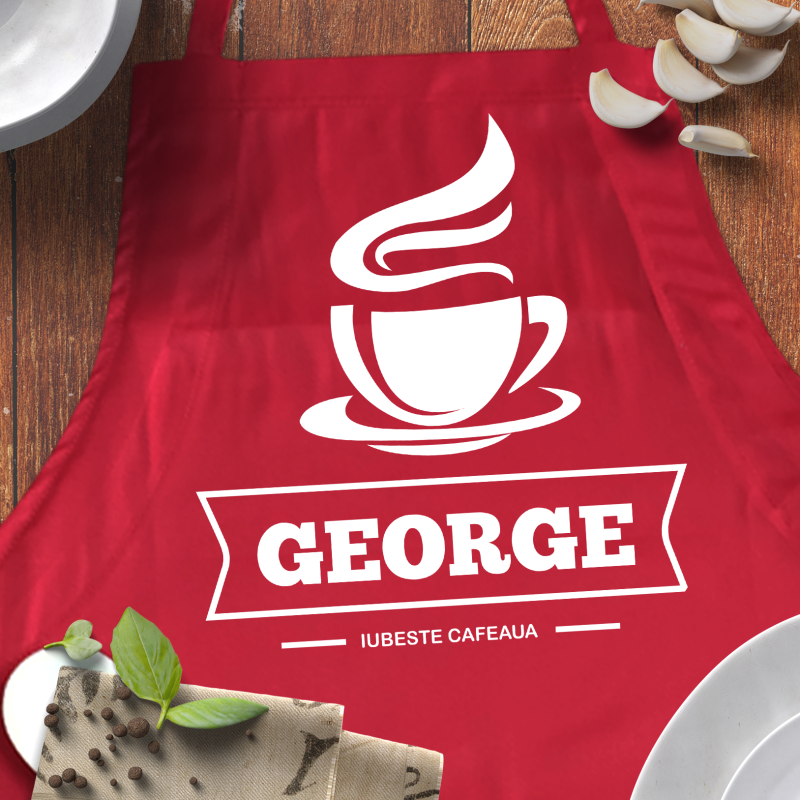 Sort De Bucatarie Personalizat - Iubitor De Cafea