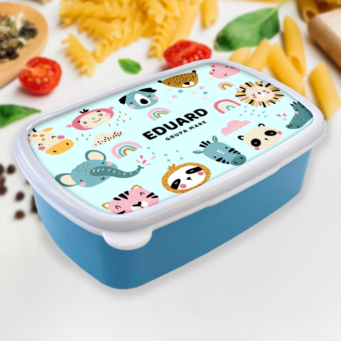 Lunch box personalizat - Blue sau Pink