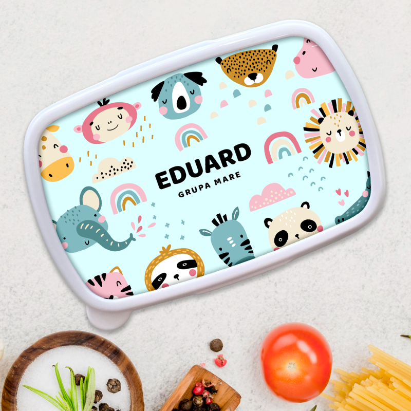 Lunch box personalizat - Blue sau Pink