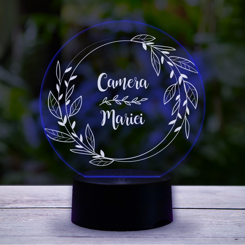 Lampa led personalizata pentru camera ta