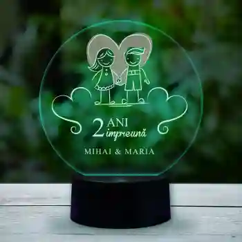 Lampă LED personalizată