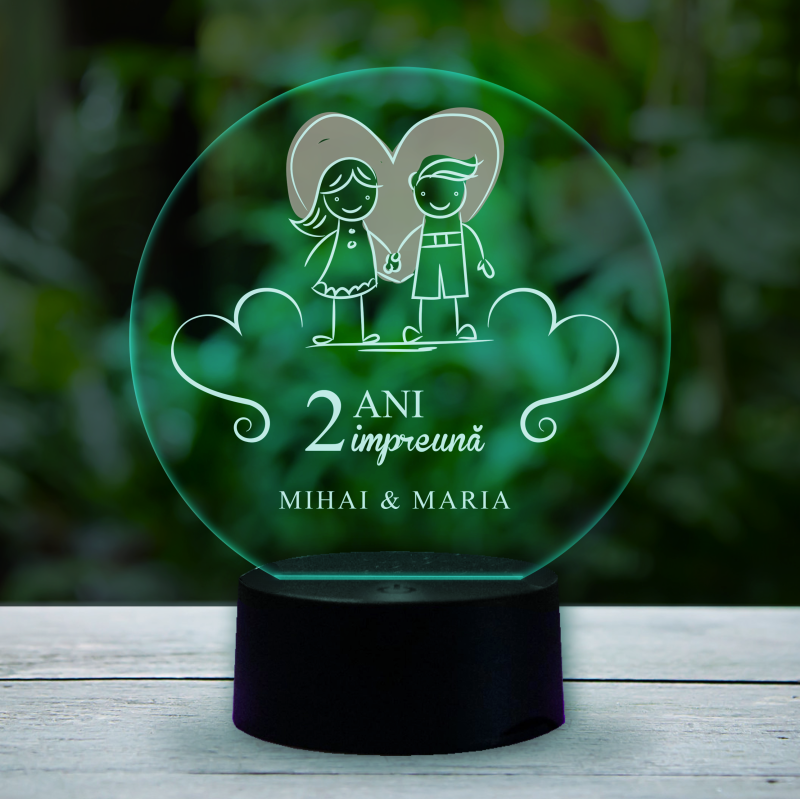 Lampa led 3D personalizata 