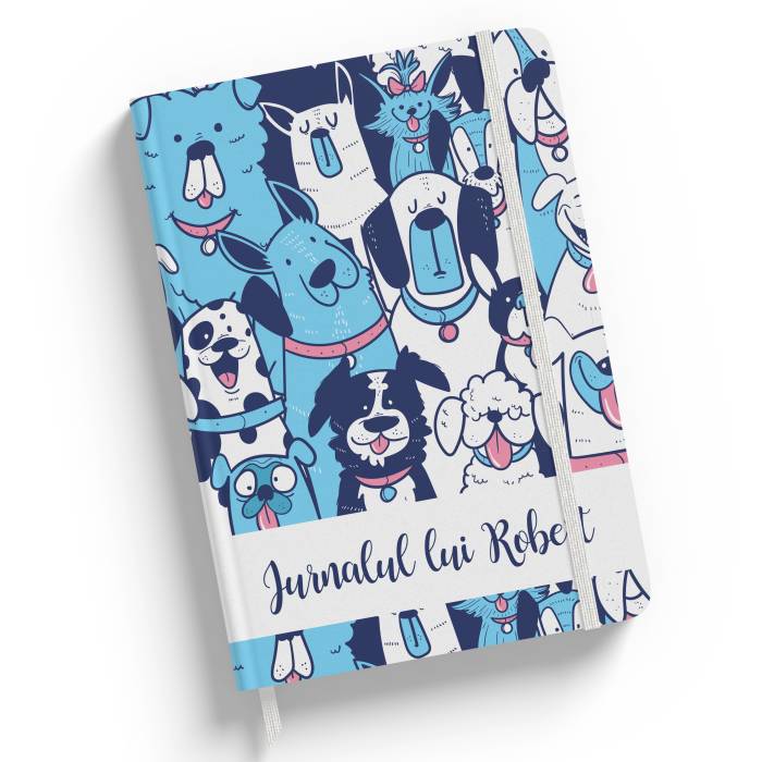 Notebook personalizat Blue Dog