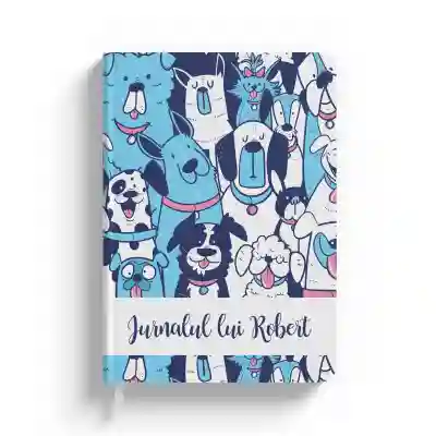 Notebook personalizat Blue Dog