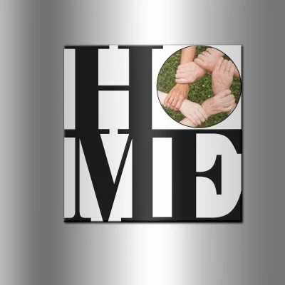 Magnet frigider personalizat - Home