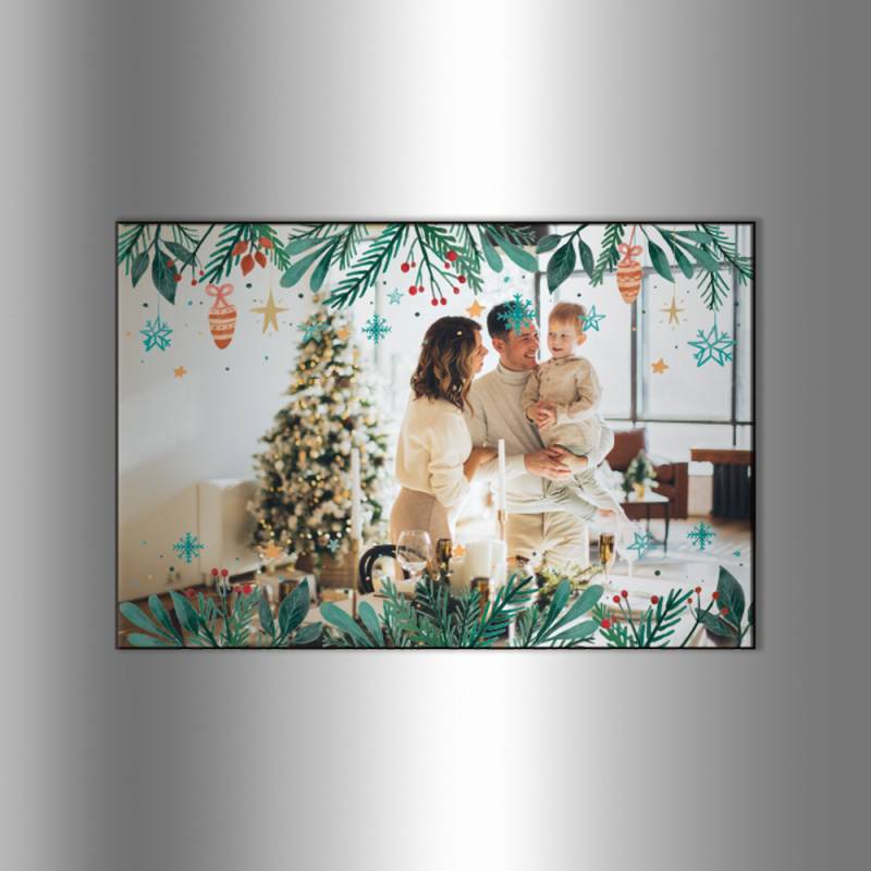 Magnet pentru frigider personalizat pentru Craciun