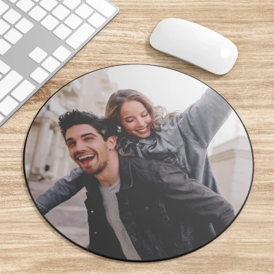 Mouse Pad Rotund personalizat cu Poza