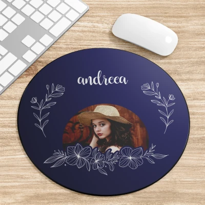 Mouse Pad Rotund personalizat