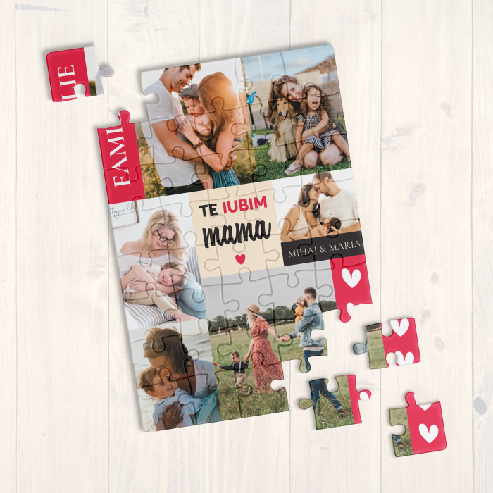 Puzzle personalizat pentru Mama