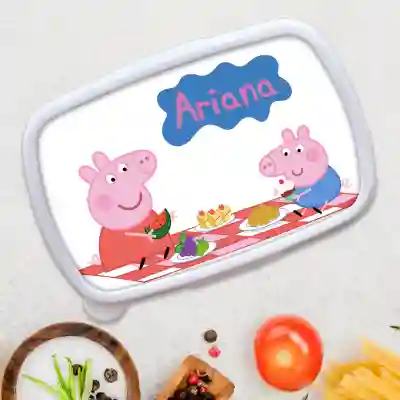 Lunch box personalizat - Pepa Pig