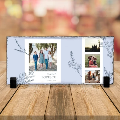 Placa de ardezie personalizata cu amintiri din vacanta