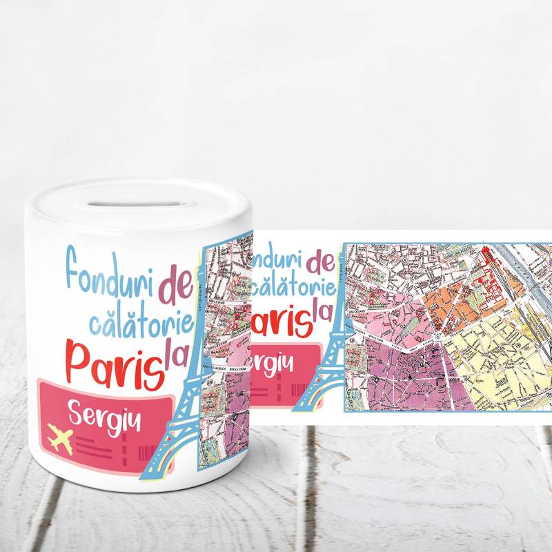 Pusculita personalizata - Calatorie