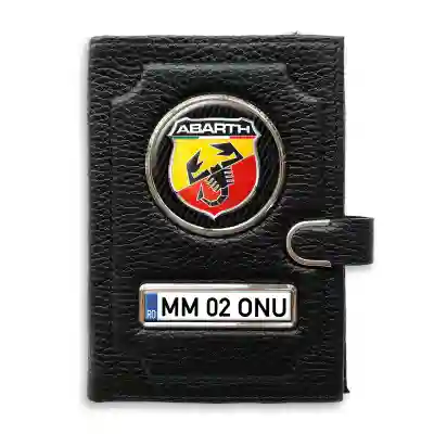 Portofel cu compartiment pentru bani cu clema Abarth