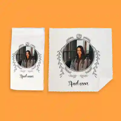 Set Personalizat pentru Ochelari – Poză & Nume