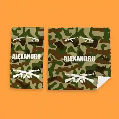 Set Personalizat pentru Ochelari – Camuflaj Militar