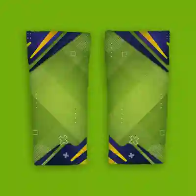 Mânșoane de fotbal personalizate în nuanțe de verde