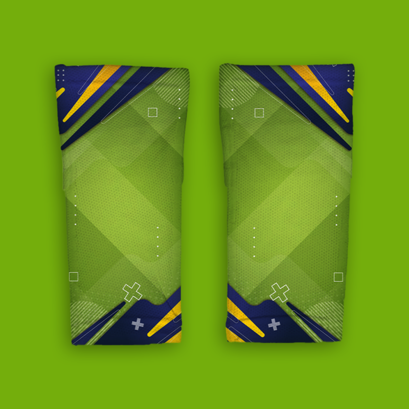 Mânșoane de fotbal personalizate în nuanțe de verde