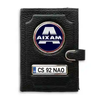 Portofel cu compartiment pentru bani cu clema Aixam