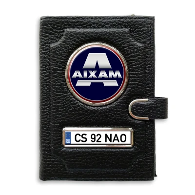 Portofel cu compartiment pentru bani cu clema Aixam