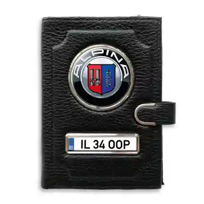 Portofel cu compartiment pentru bani cu clema Alpina