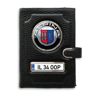 Portofel cu compartiment pentru bani cu clema Alpina