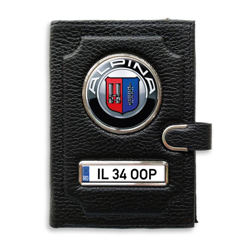 Portofel cu compartiment pentru bani cu clema Alpina