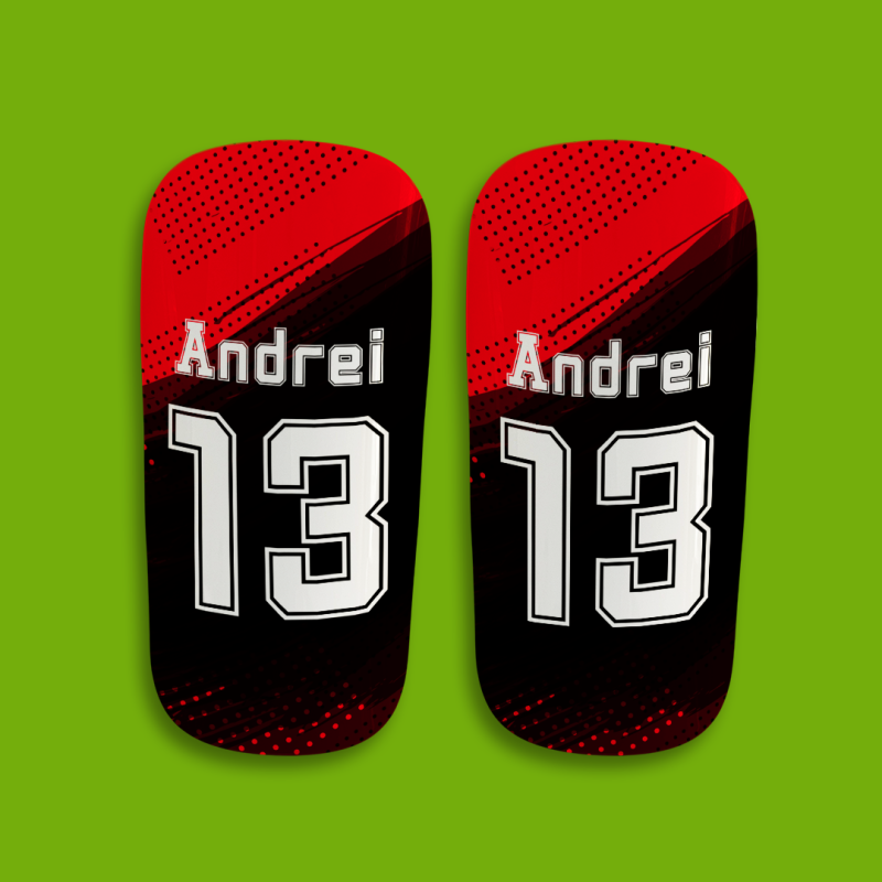 Apărători de Fotbal Personalizate - Cu Număr și Text