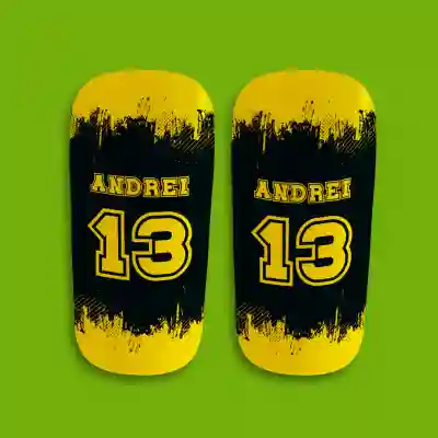 Apărători de Fotbal Personalizate - Cu Număr și Numele jucătorului 