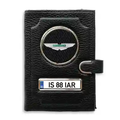 Portofel cu compartiment pentru bani cu clema Aston Martin
