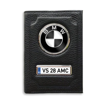Portofel cu compartiment pentru bani BMW Black