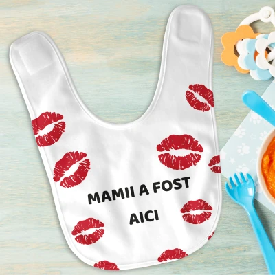 Bavetica personalizata - Mami a fost aici