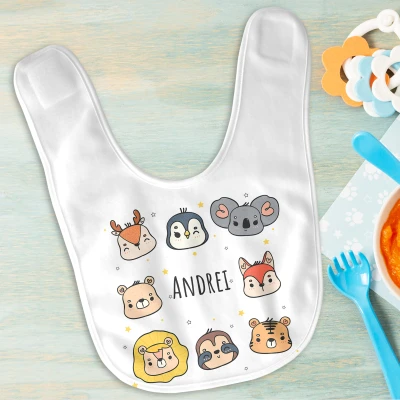 Bavetica personalizata-Animalute pentru copii