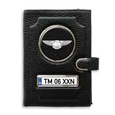 Portofel cu compartiment pentru bani cu clema Bentley