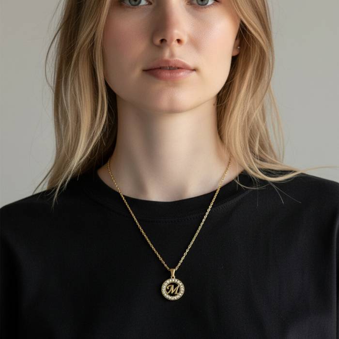 Colier Personalizat cu Inițială