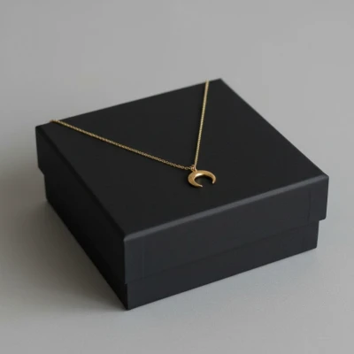 Colier dama cu pandantiv Semiluna