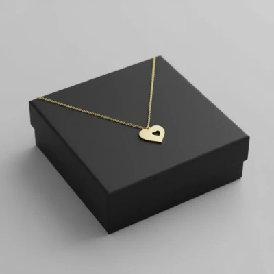 Colier dama cu pandantiv inima