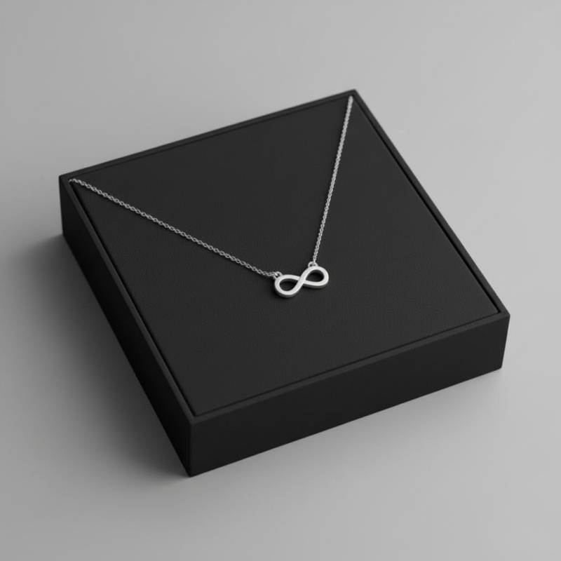 Colier dama cu pandantiv infinit