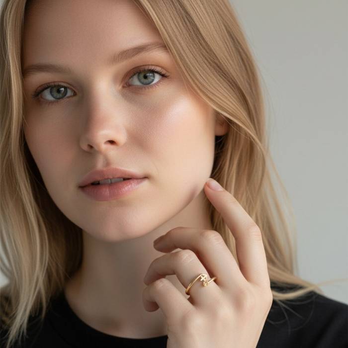 Inel dama cu zodie personalizata