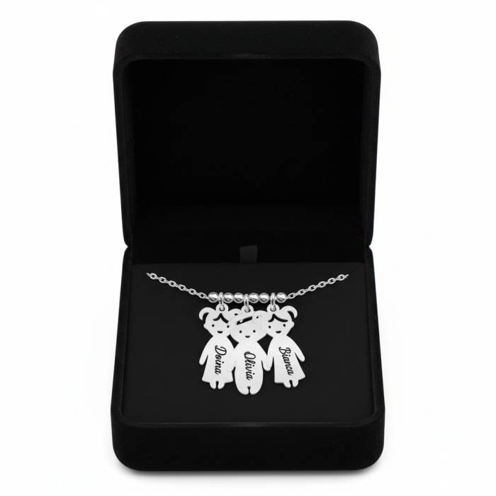 Colier personalizat cu numele copiilor