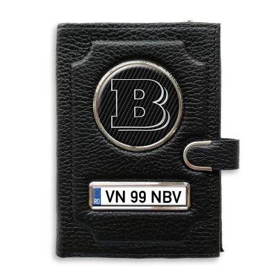Portofel cu compartiment pentru bani cu clema Brabus