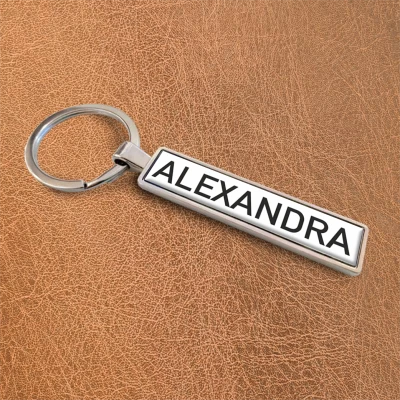 Breloc auto - Nume pe fundal alb