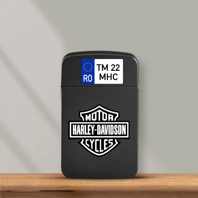 Bricheta personalizata antivant - Harley 