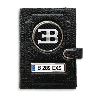 Portofel cu compartiment pentru bani cu clema Bugatti
