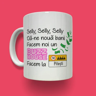 Cană Personalizată - Buzz House