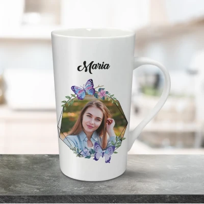 Cana pentru latte personalizata 470ml - Cu imagine si text