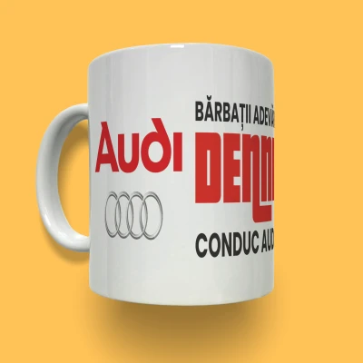 Cana ceramica personalizata - Audi