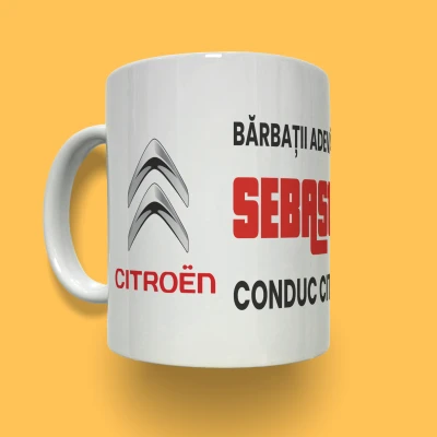 Cana ceramica personalizata - Citroen