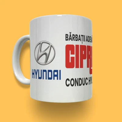 Cana ceramica personalizata - Hyundai